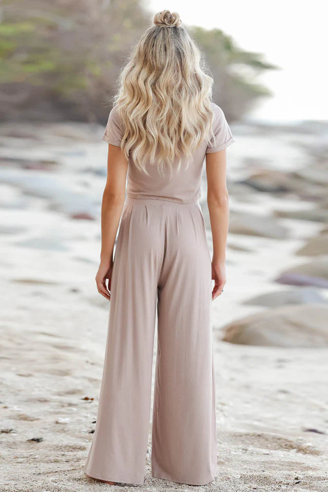 Loose Fit Top + Pants 2 Piece Set - Image 13