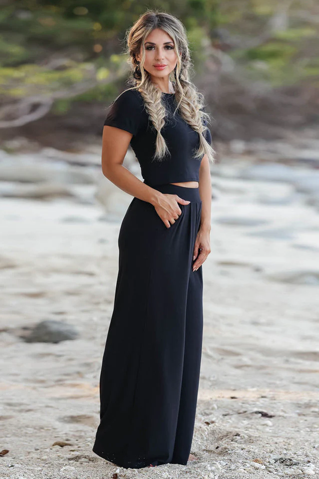 Loose Fit Top + Pants 2 Piece Set - Image 6