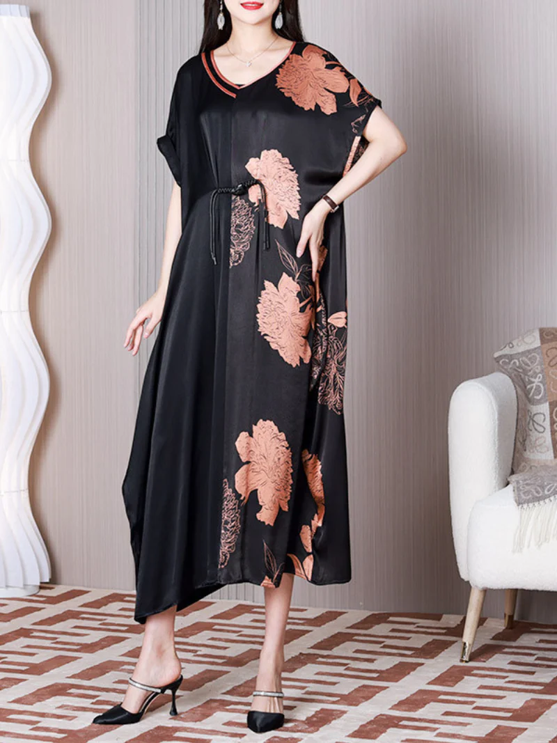 Loose Your Dream V-neck A-line Dress - Image 2