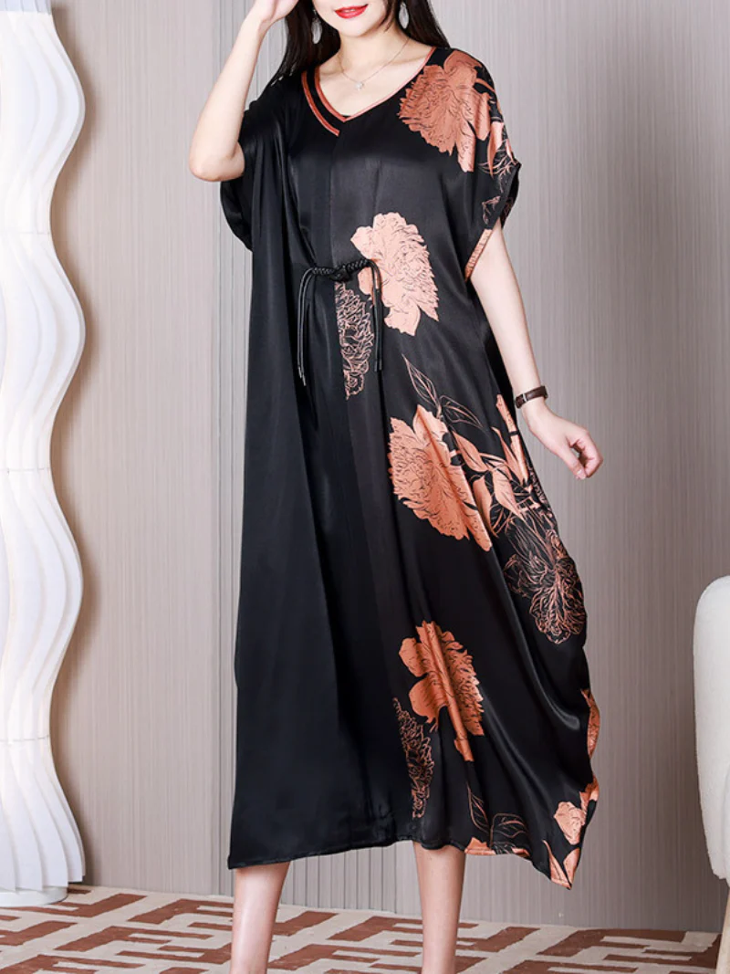 Loose Your Dream V-neck A-line Dress - Image 4