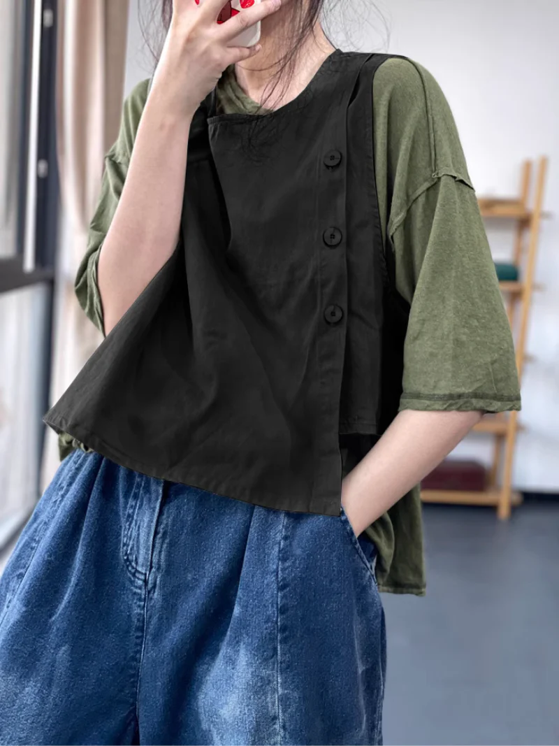 Love is Here  Elegant Round Neck loose Top - Image 4
