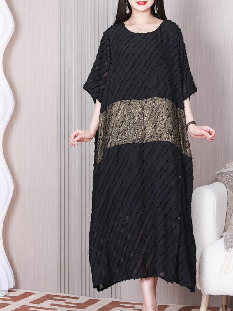 Love Yourself Round Neck A-line Dress - Image 3