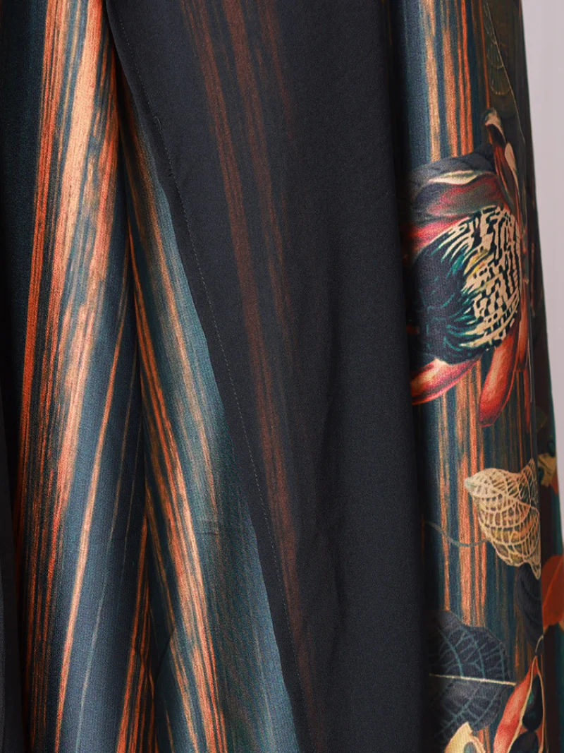 Love Yourself Round Neck Fancy A-line Dress - Image 3