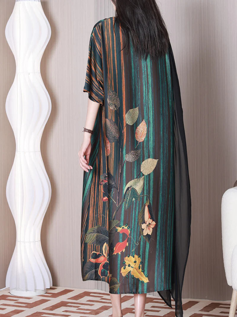 Love Yourself Round Neck Fancy A-line Dress - Image 4