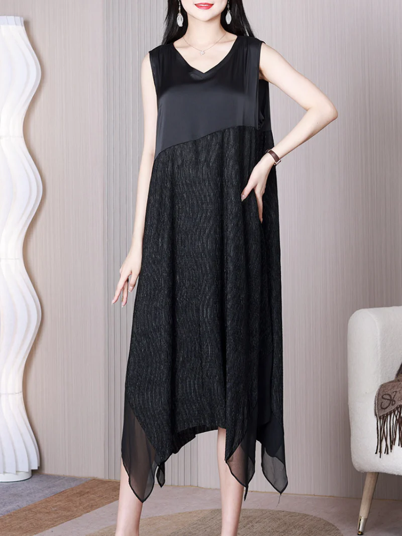 Love Yourself V-neck A-line Dress - Image 3
