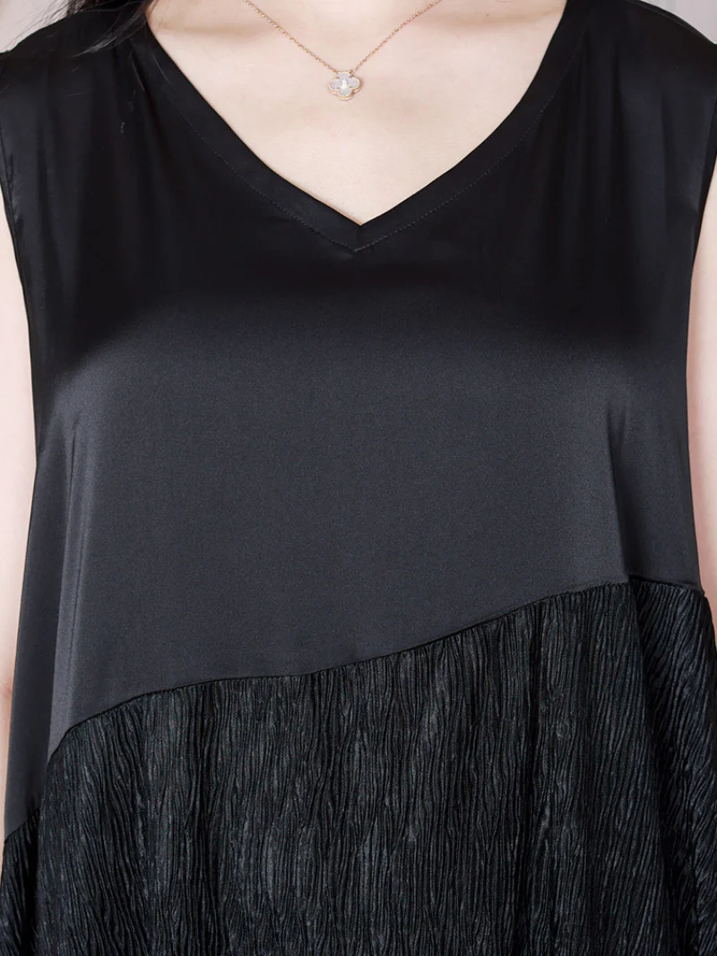 Love Yourself V-neck A-line Dress - Image 4
