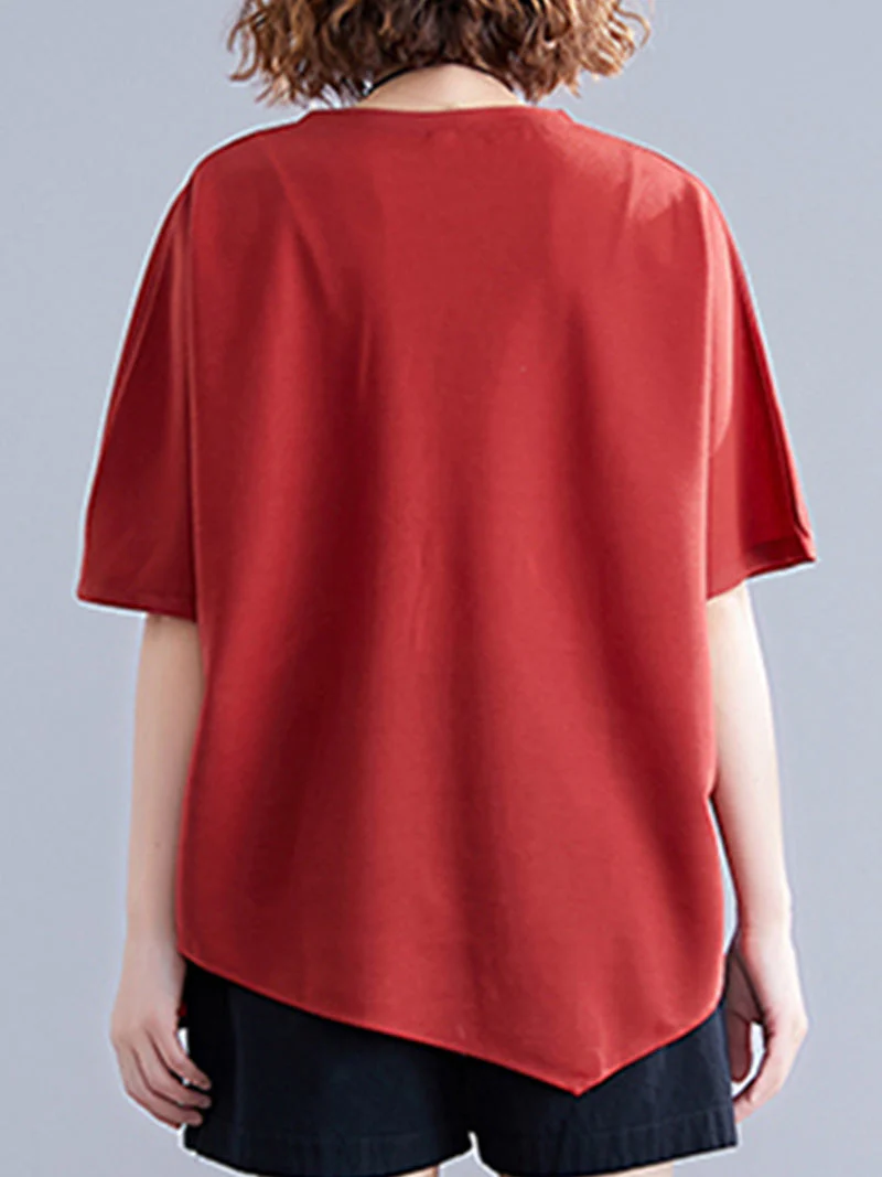 Lover's Leap Elastic Waist Style Basic Tops - Image 5