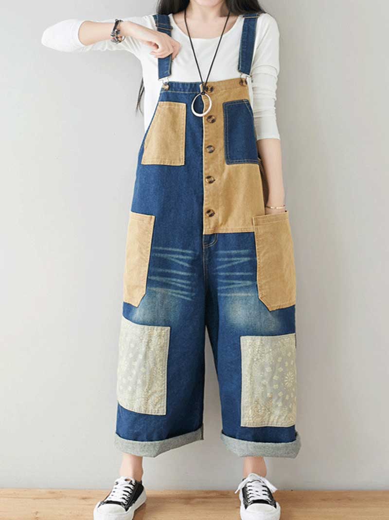 Loving Memory Denim Overall Dungarees - Image 2