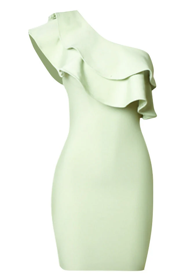 Luluna Ruffle One Shoulder Dress - Image 14