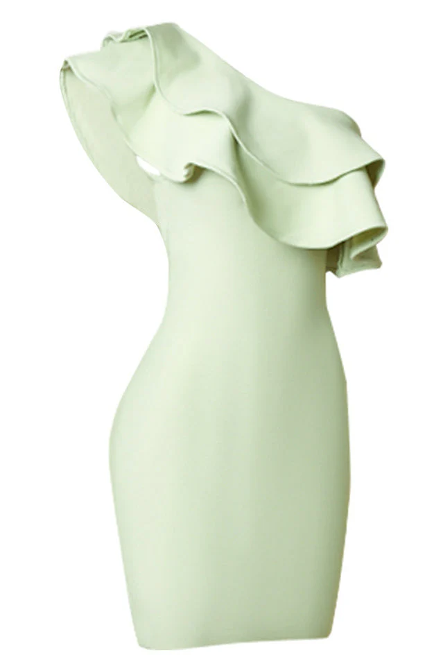 Luluna Ruffle One Shoulder Dress - Image 15