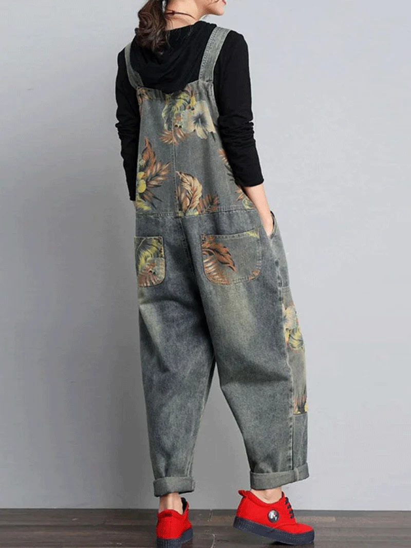 Luxe At Me Cotton Denim Overalls Dungaree - Image 2