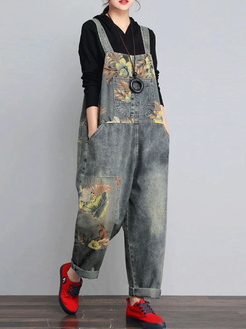 Luxe At Me Cotton Denim Overalls Dungaree - Image 4