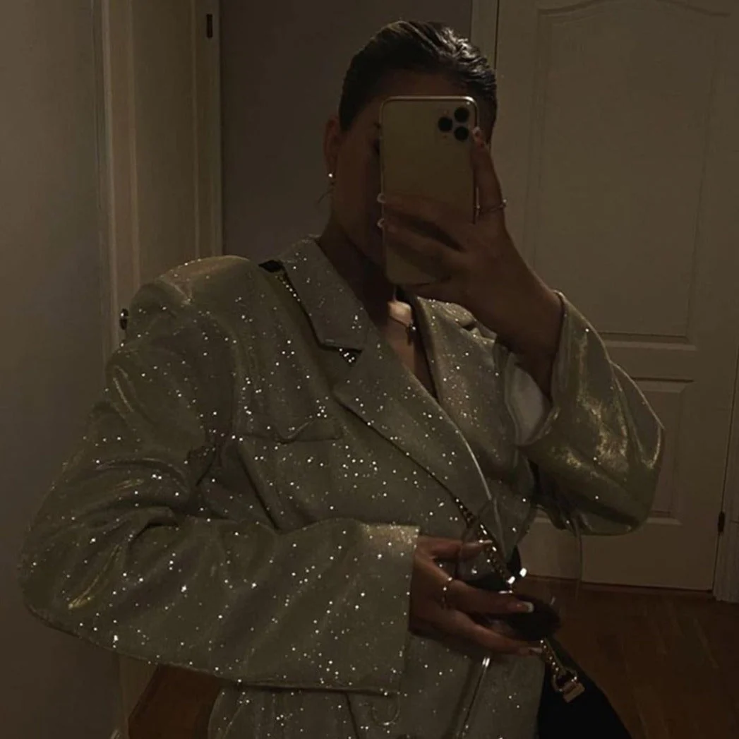 Glitter TOP PANTS and Blazer SUIT - Image 19