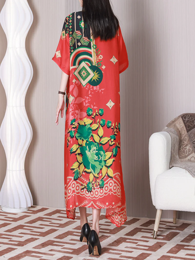 Mad In Love Round Neck A-line Dress - Image 2