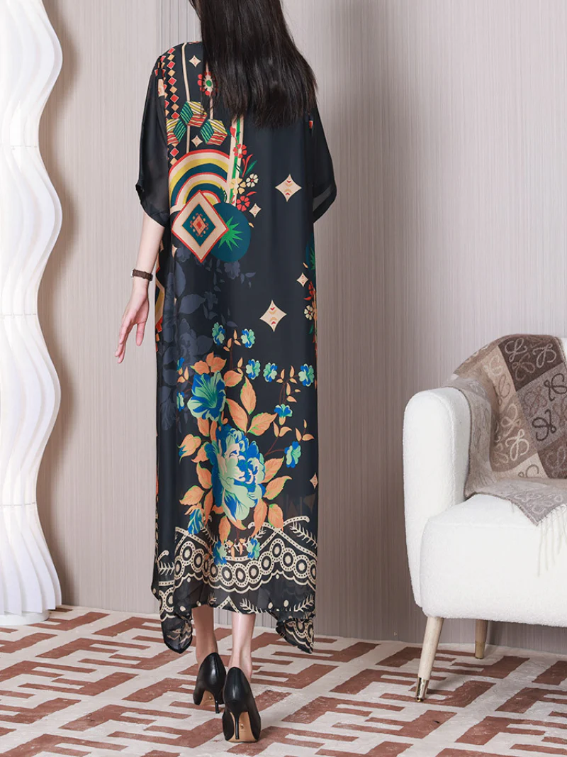 Mad In Love Round Neck A-line Dress - Image 3