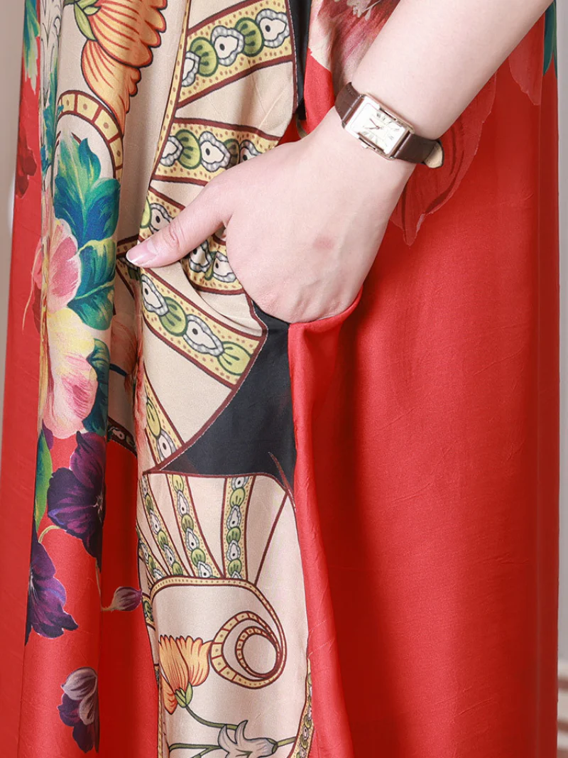 Mad In Love Round Neck A-line Dress - Image 4