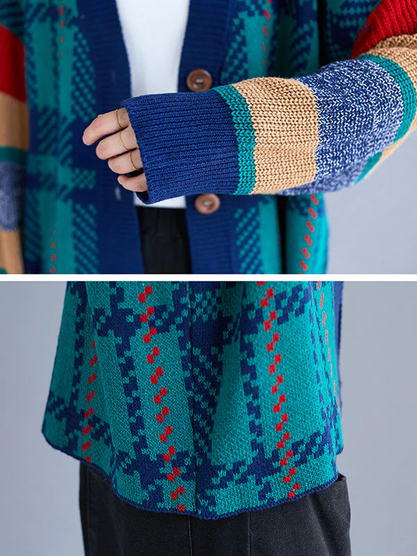 Make Mine Cozy Fair Isle Cardigan Sweater - Image 7