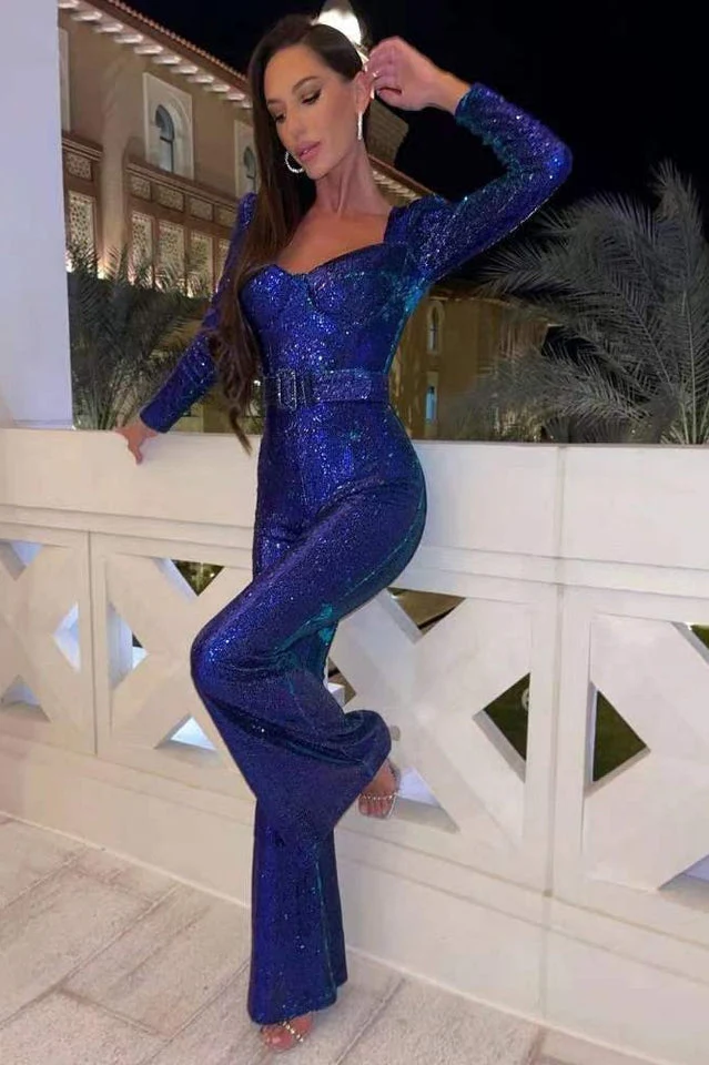 Marissa Sequin Jumpsuit - Image 17