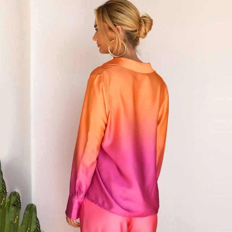 GRADIENT Long Sleeve SHIRT and PANTS SET - Image 14