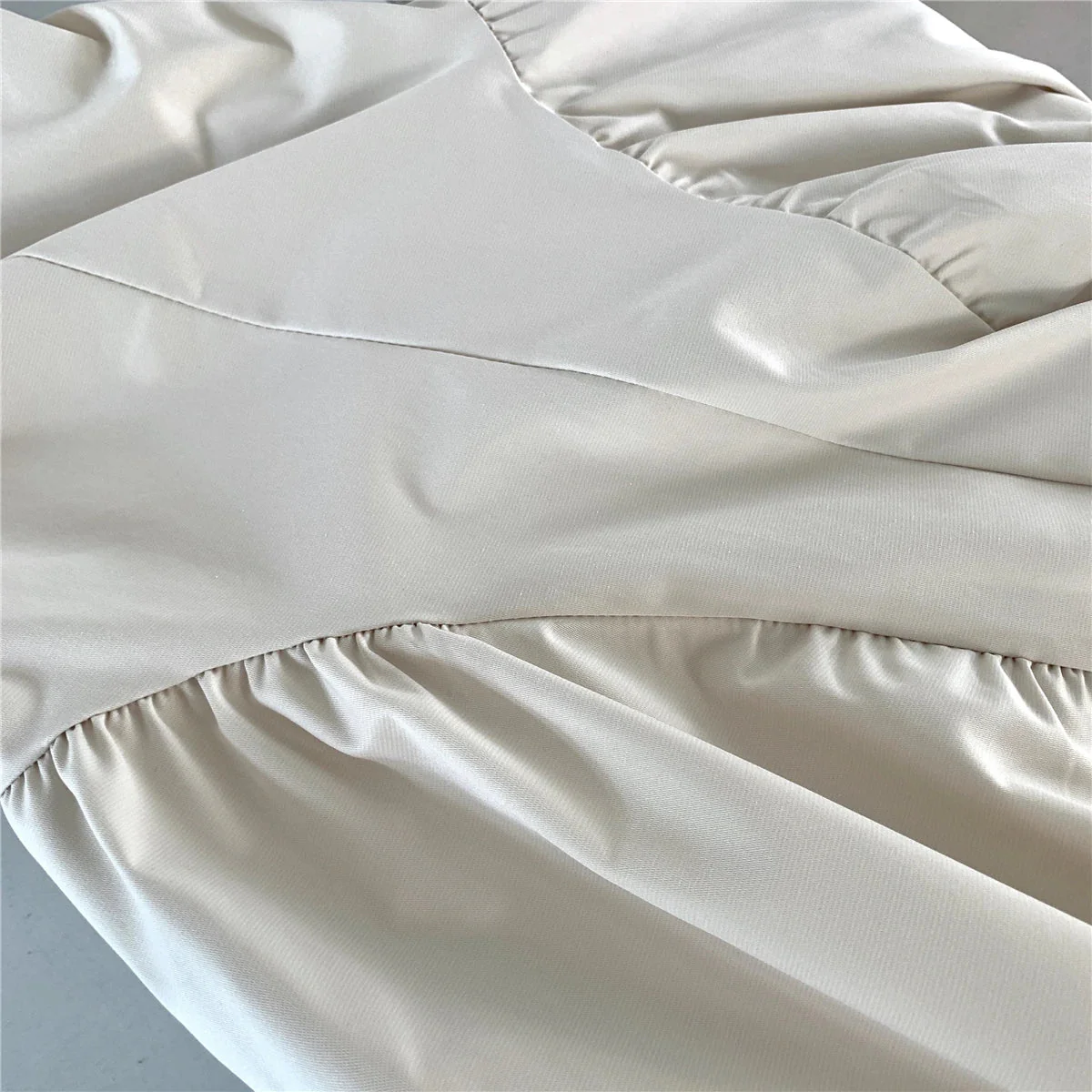 WHITE MAXI Dress with STRAIGHT SHOULDERS - Image 8