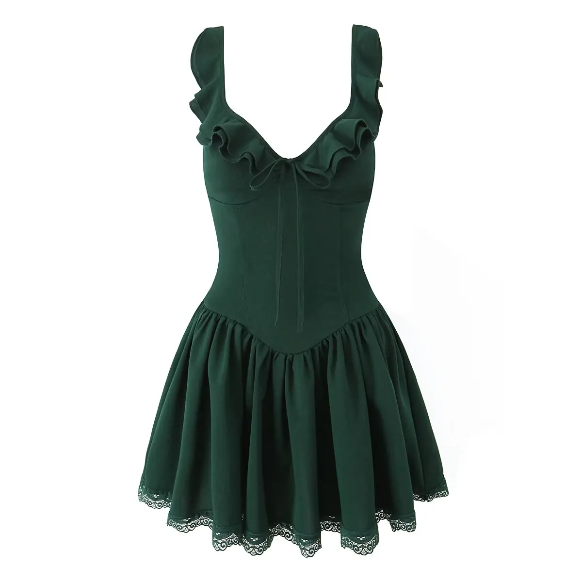Maya Green Dress - Image 4