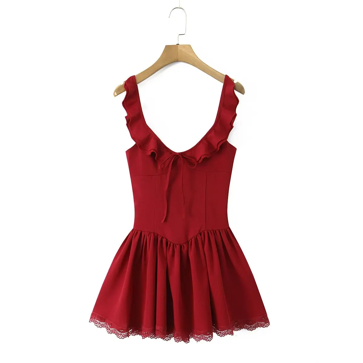 Maya Red Dress - Image 4