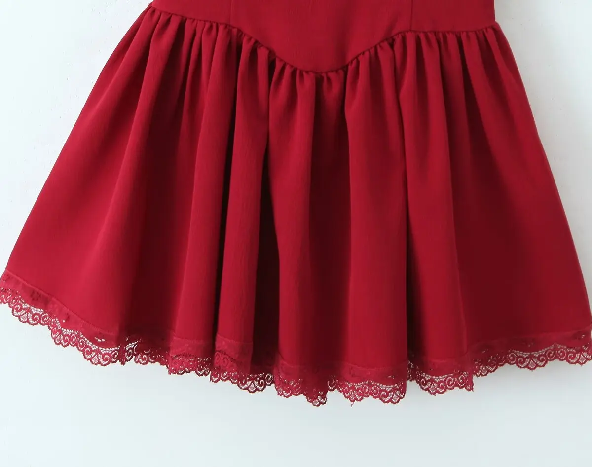 Maya Red Dress - Image 6
