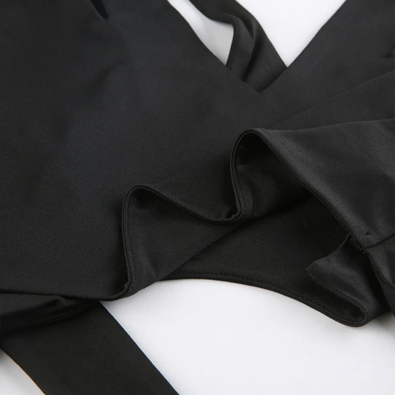 KAEKE Hollow Out CROP TOP - Image 9