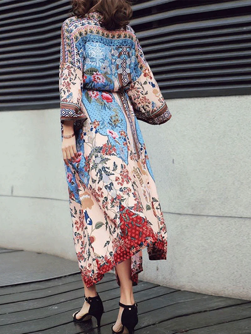 Mercury Ringer Cotton Gown Robe Kimono - Image 2
