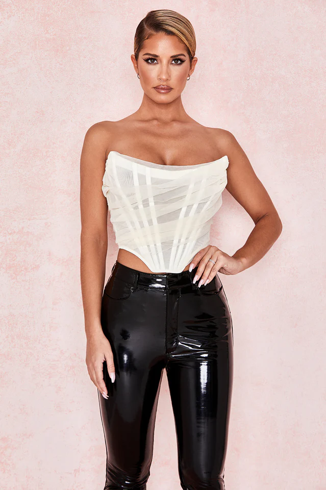Mesh Boned Corset Top - Image 4