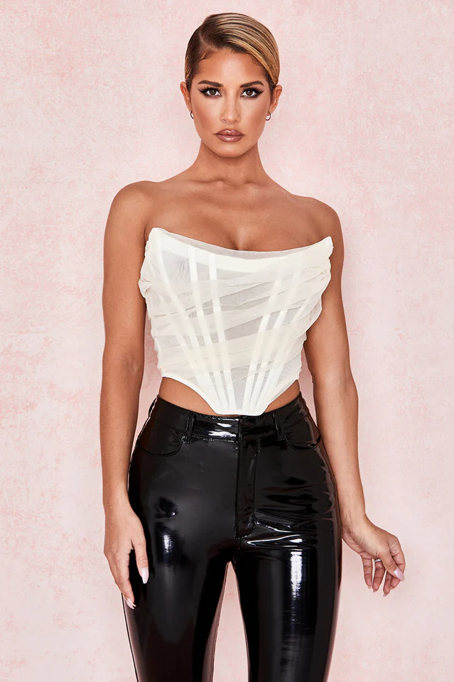 Mesh Boned Corset Top - Image 5