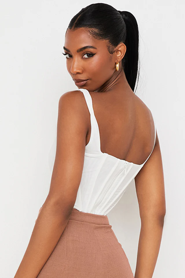 Mesh Corset Top - Image 12