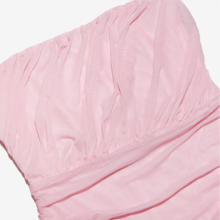 ASHY GRADIENT PINK ORANGE BODYCON MAXI Dress - Image 15