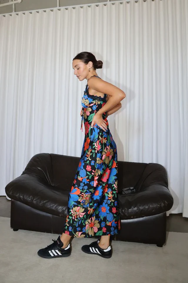 Miara Floral Sleeveless Maxi Dress - Image 8