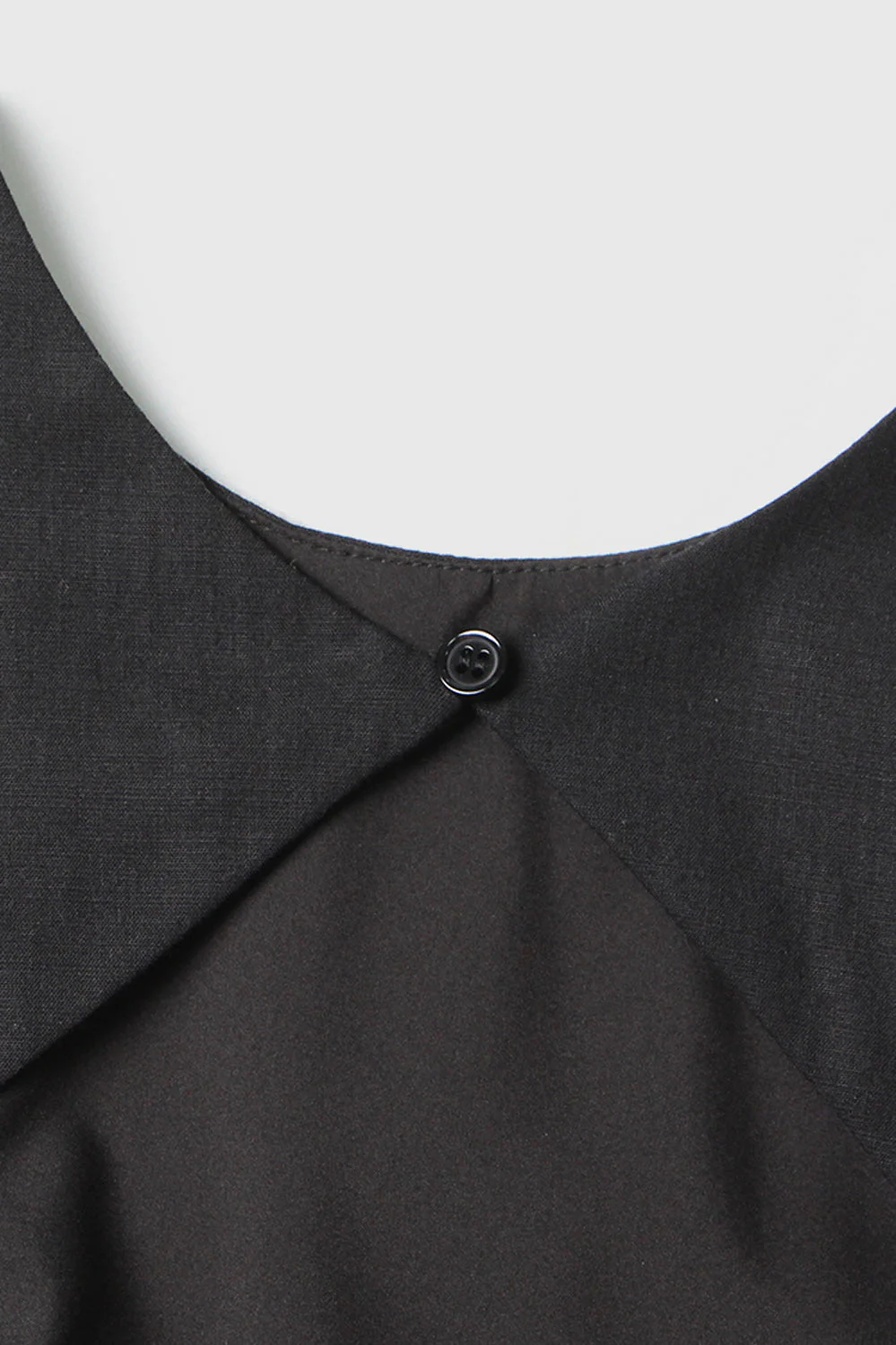 Midi Dress with Back Cuts - Black - Image 4