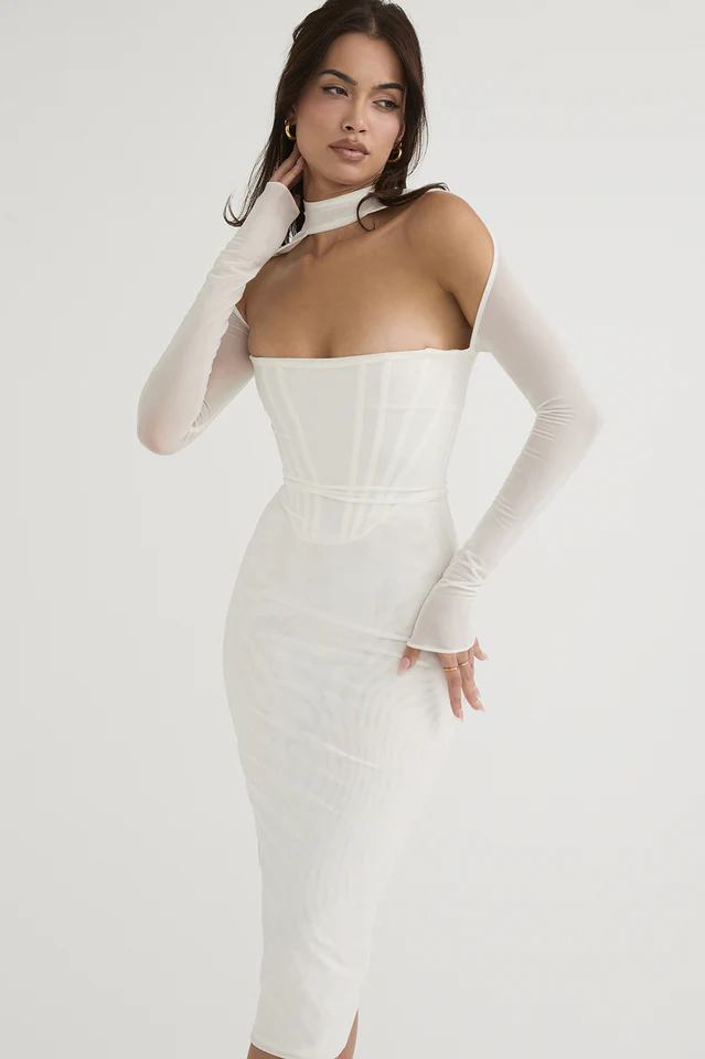 Milarose Mesh Tunic Midi Dress - Image 11