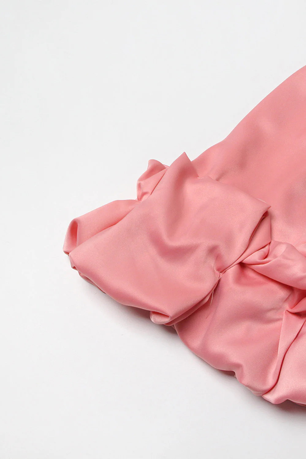 Mini Dress with Detail at Hem - Pink - Image 3