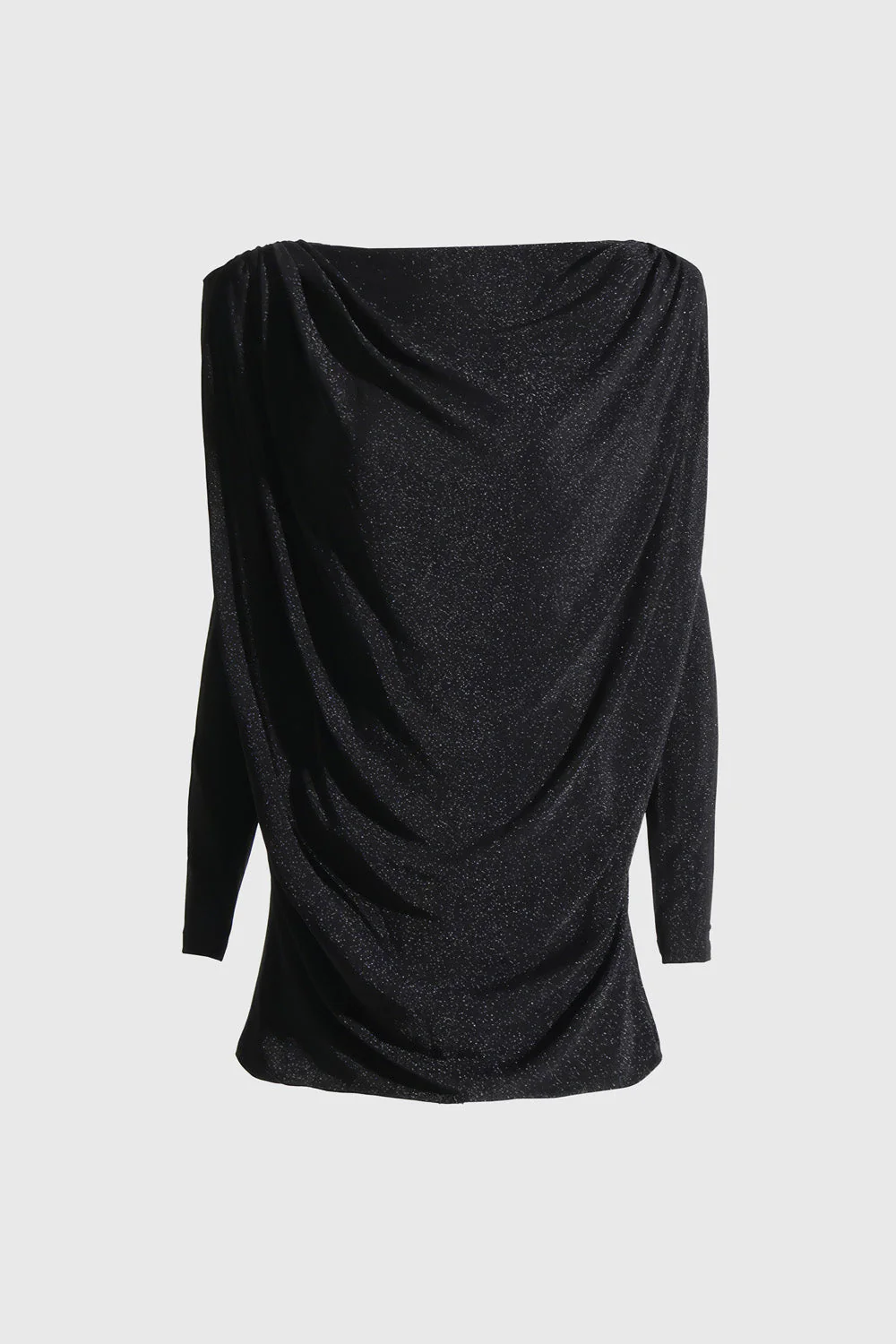 Mini Dress with Open Back - Black - Image 2