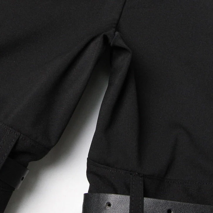 RIO KNEES Waist FLARED Black PANTS - Image 12