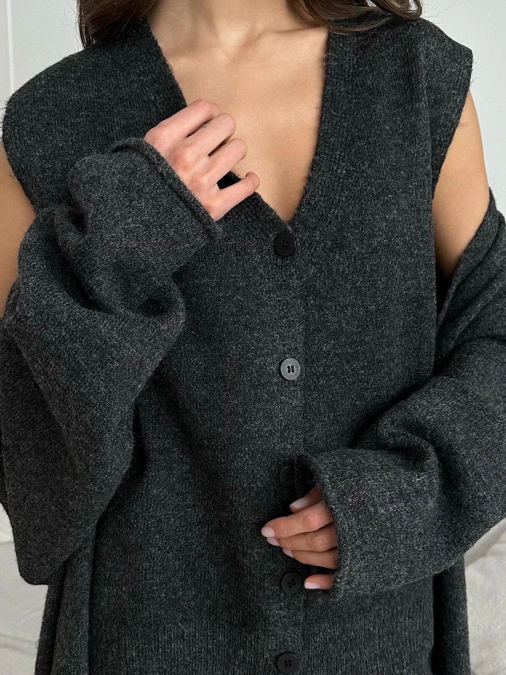 Minimalist Knit Three-Piece Set - Image 2