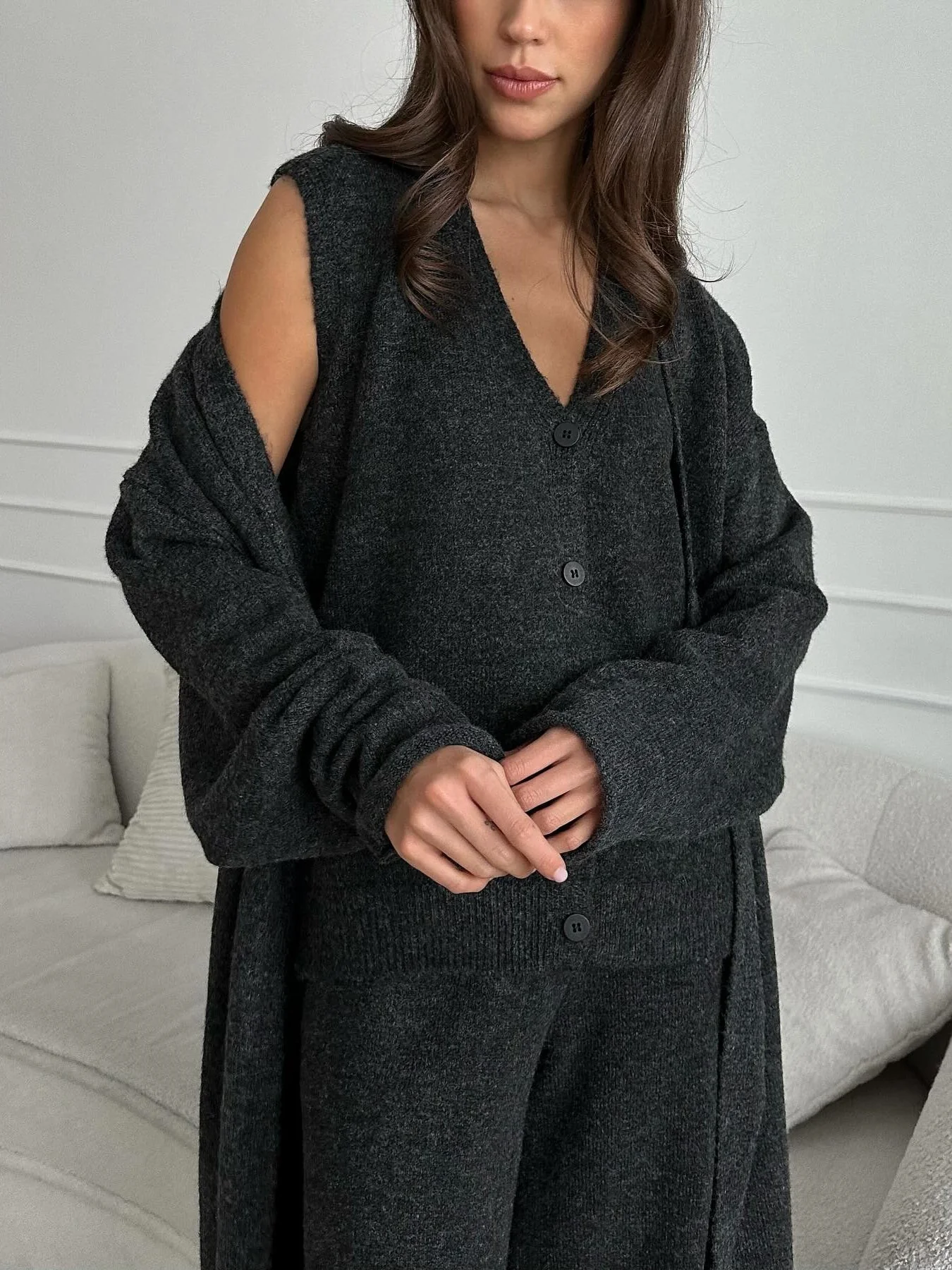 Minimalist Knit Three-Piece Set - Image 6