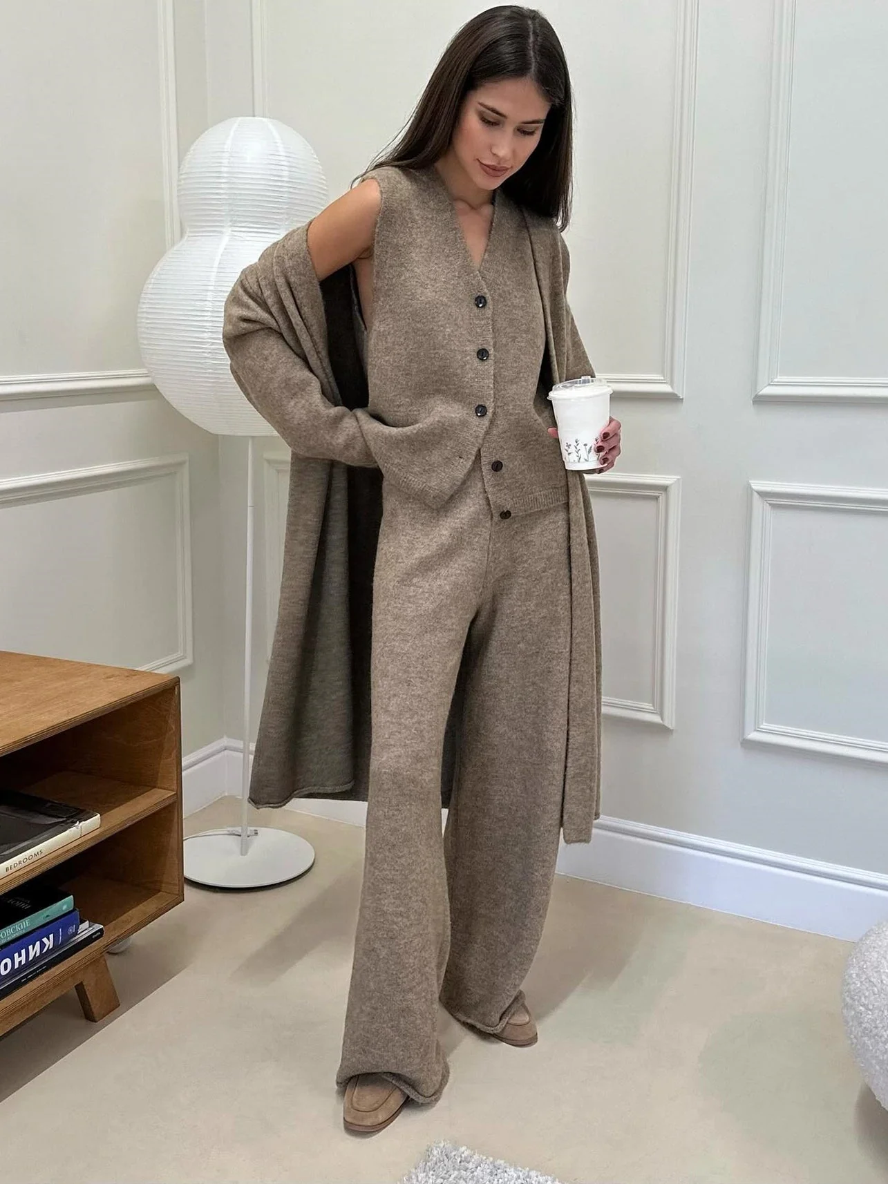 Minimalist Knit Three-Piece Set - Image 7