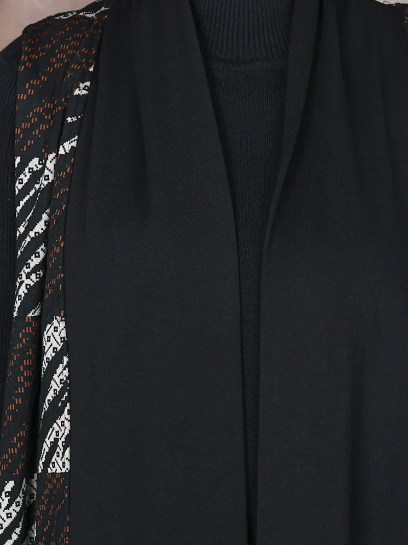 Modern Comfort Printed Plaid Long Cardigan - Image 9