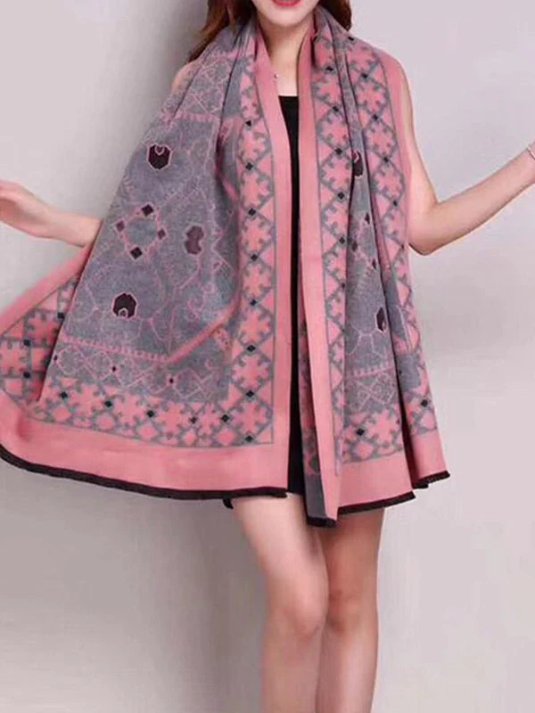 Monogram Color Block Wool Scarf - Image 2