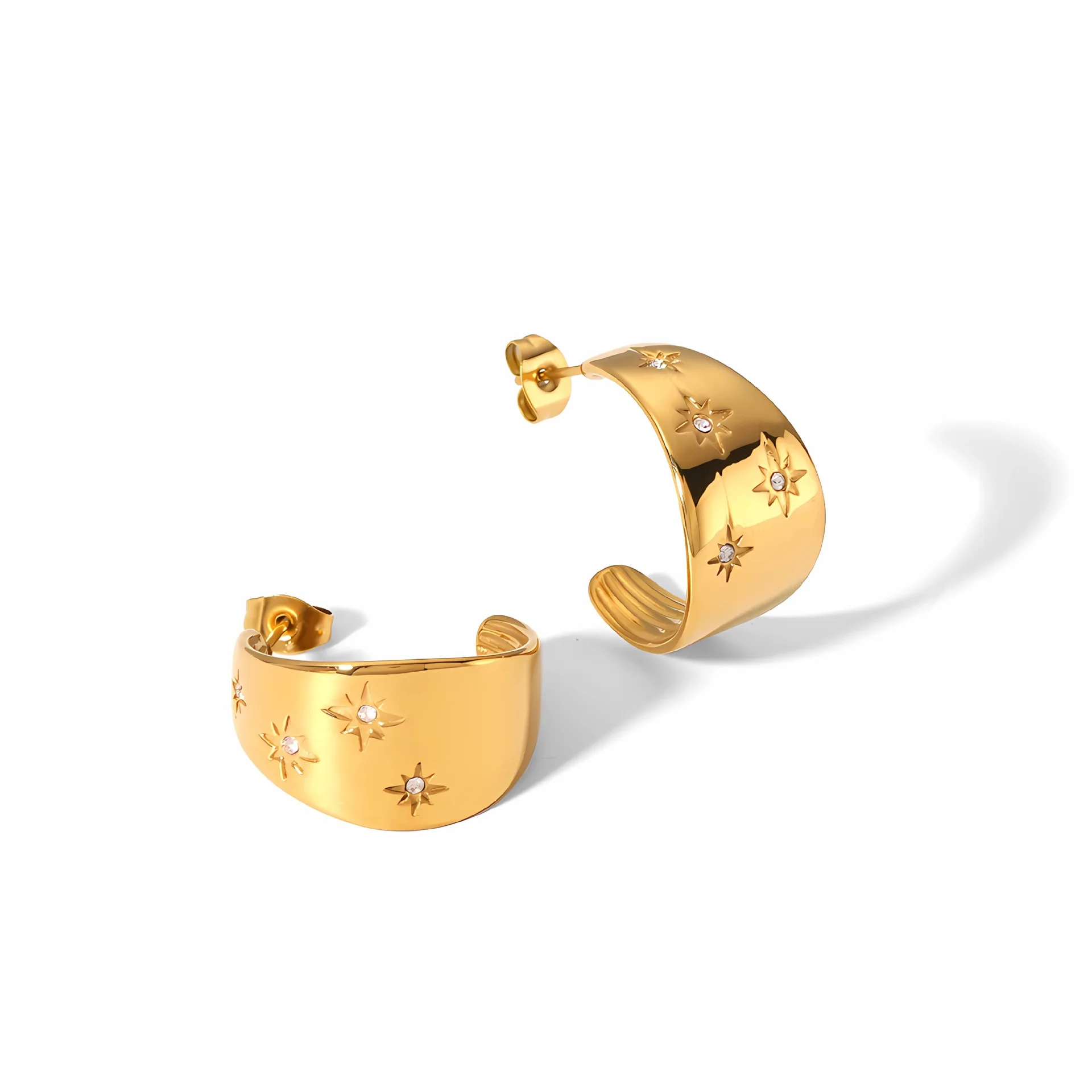 Moon  Stars Earrings - Image 5