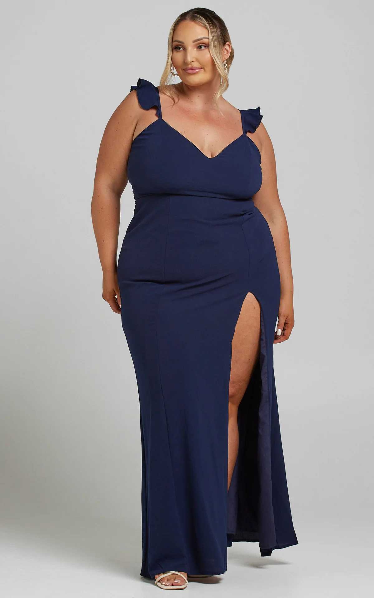 More Than This Ruffle Strap Maxi Dress - Image 8
