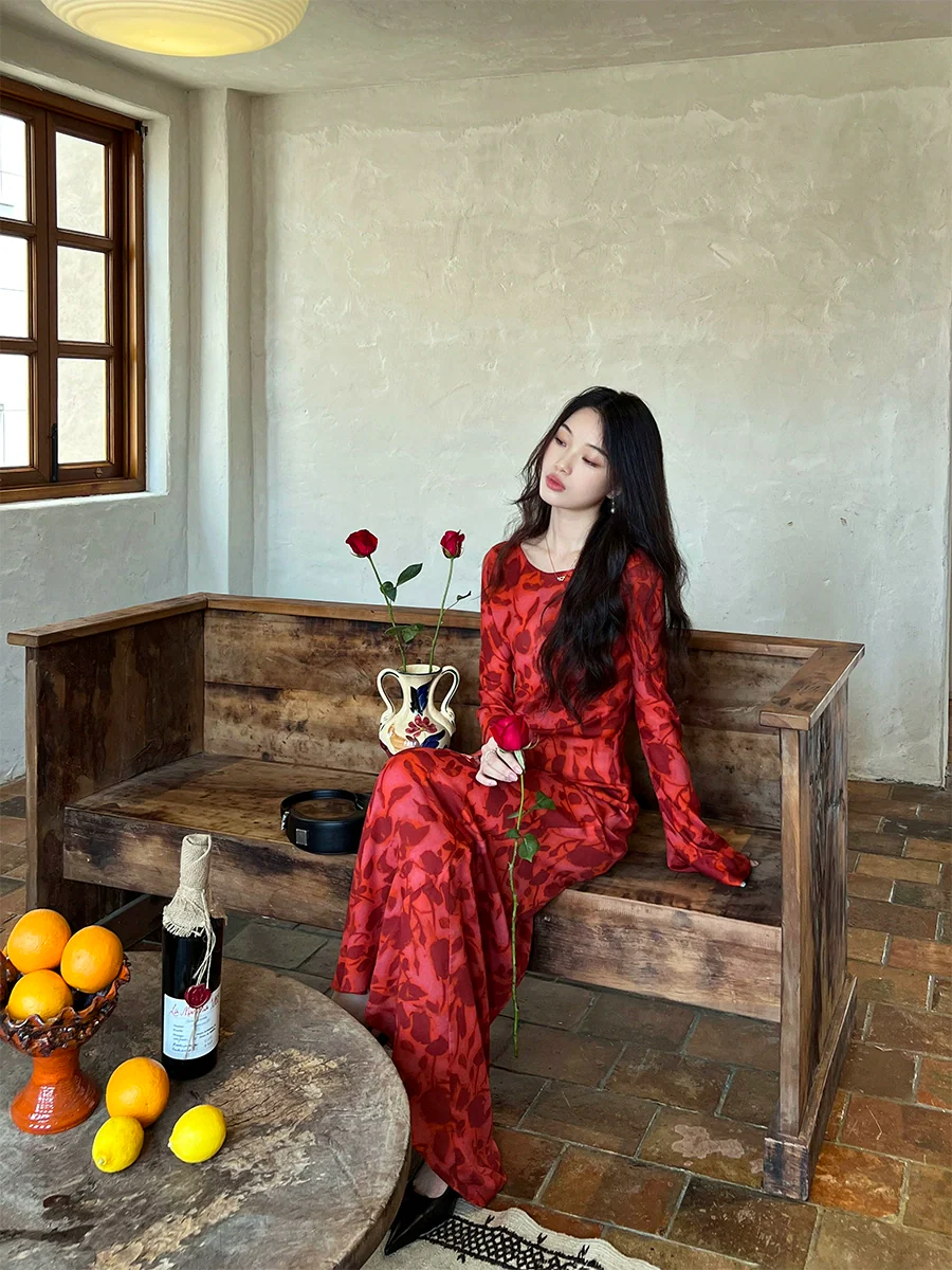 Morocco Rose Maxi Dress - Image 5