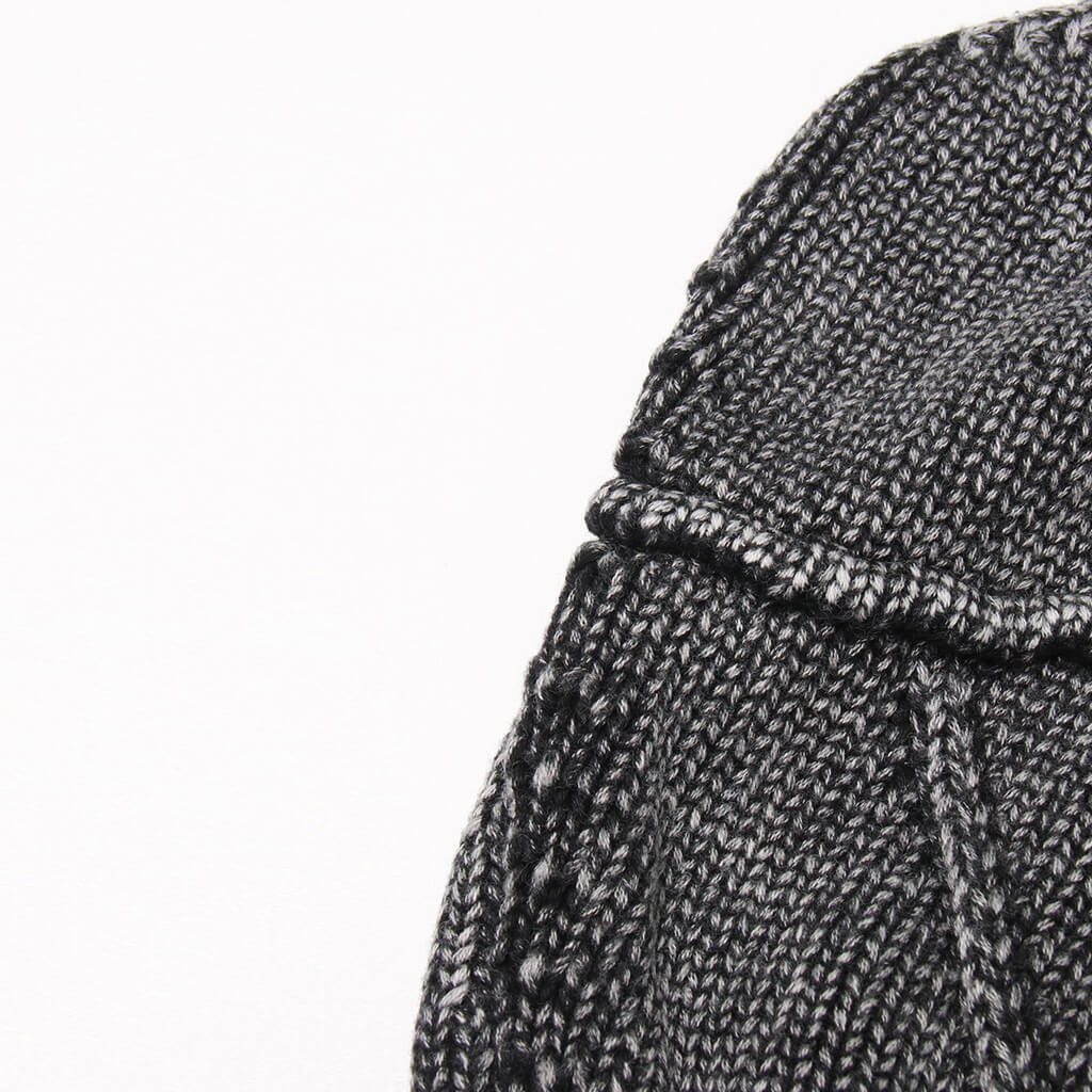 Motorcycle Chunky Rib Puff Sleeve Cropped Bolero Sweater Matching Set - Image 5