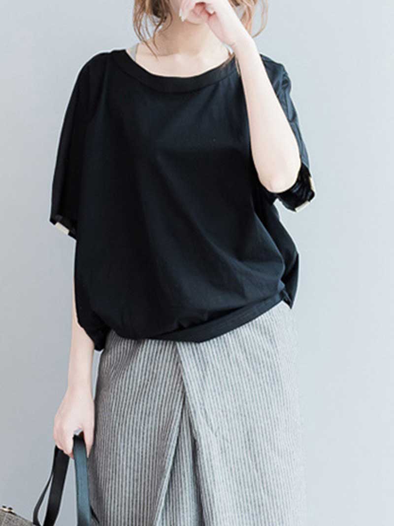 Mountain of Love Round-Neck Stripes Top - Image 5