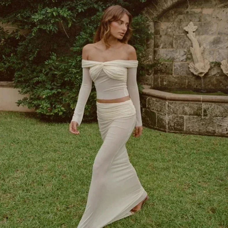 OFF SHOULDER TOP and MAXI Skirt SET - Image 8